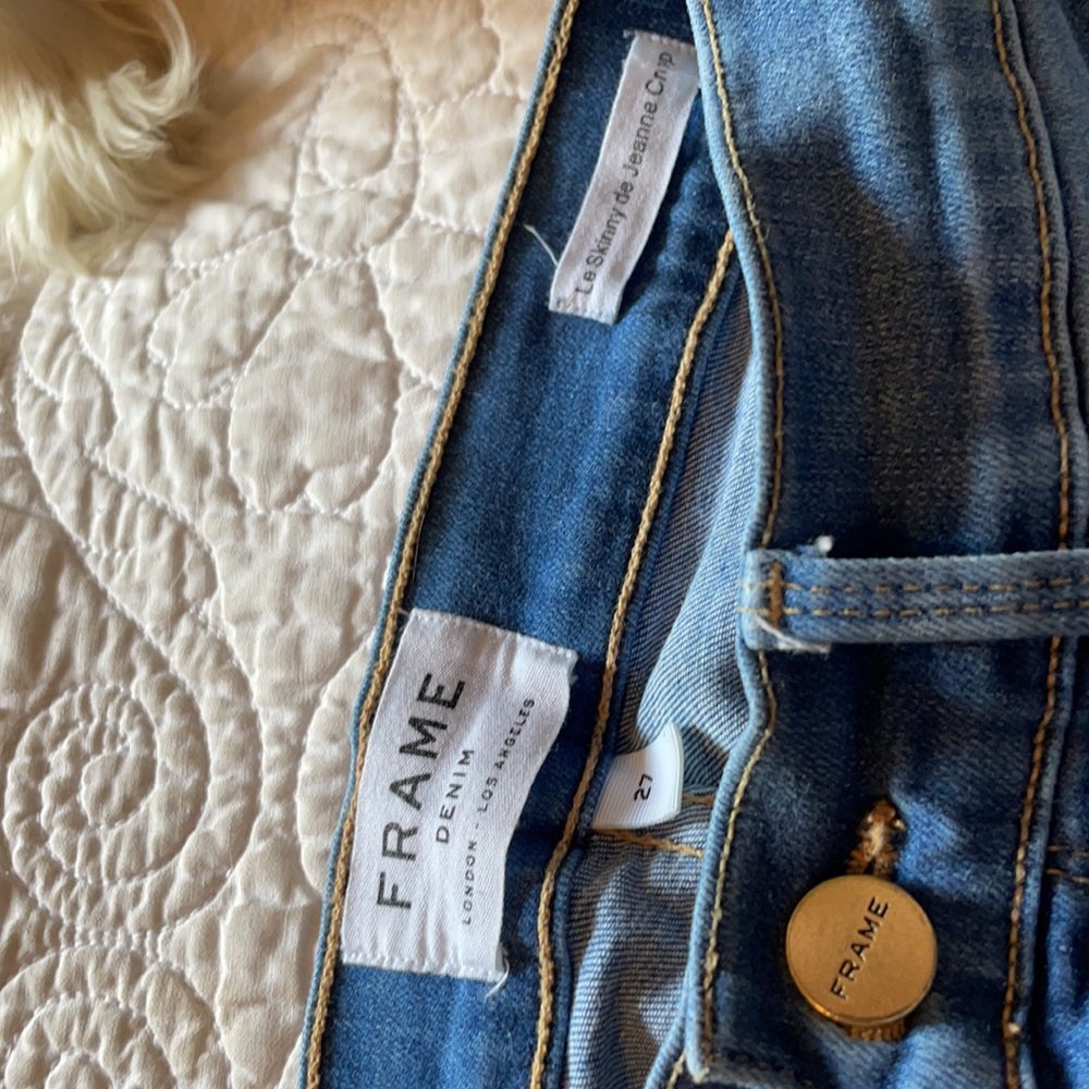 Frame Distressed Jeans - Picture 2 of 3